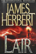 Hardcover of "Lair" by Grim & Bound, featuring a dark, atmospheric book cover with intricate design elements.