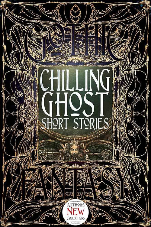 Hardback copy of "Chilling Ghost Short Stories" by Dr Dale Townshend, featuring a dark, spooky cover design.