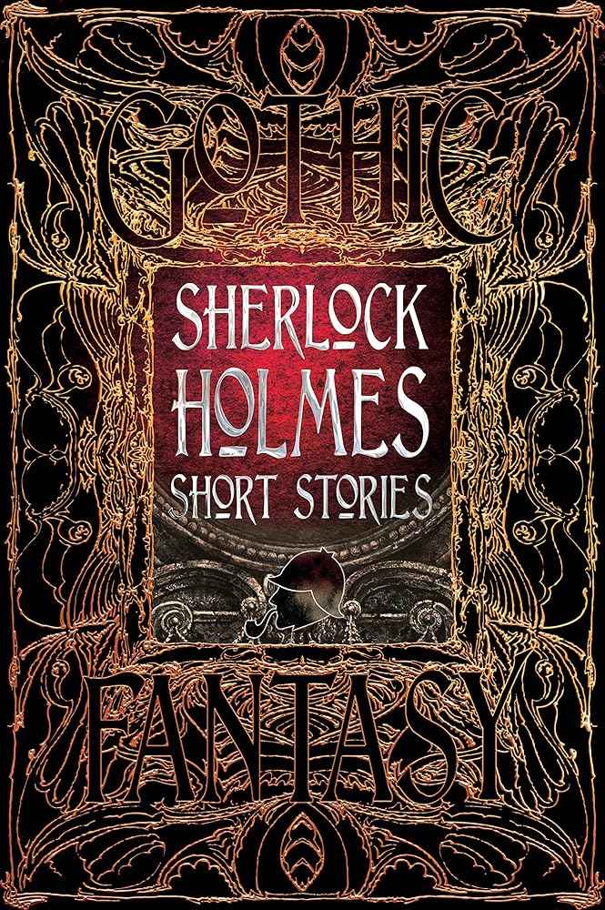 Cover of Sherlock Holmes Short Stories by Arthur Conan Doyle, featuring classic book design and title text.