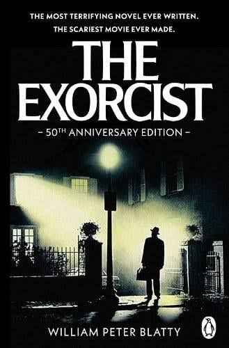 Paperback of The Exorcist by Grim & Bound, featuring the book cover with dark horror-themed artwork and title text.